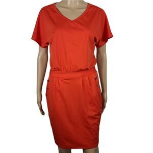 BOUTIQUE Red Drop Waist Dress